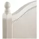 Caroline Cerused White Twin Panel Bed