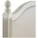 Caroline Cerused White Twin Panel Bed