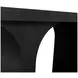 Miera Brushed Black 84" Rectangular Dining Table