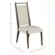 Highland Dusk and Sand Performance Fabric Upholstered Dining Side Chair