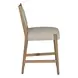 Highland Dawn and Sand Performance Fabric Upholstered Counter Height Stool