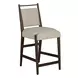 Highland Dusk and Sand Performance Fabric Upholstered Counter Height Stool