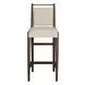 Highland Dusk and Sand Performance Fabric Upholstered Bar Stool