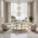 Scotts Square Cornsilk 100" Sofa