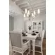 Point Breeze Fresh White and Soft Gray Glaze Extendable Rectangular Dining Room Set