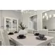 Point Breeze Fresh White and Soft Gray Glaze 96" Extendable Rectangular Dining Table with Self Storing Leaf