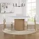 Colvin Brown and White Side Chair