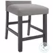 Hester Grey Counter Height Stool Set Of 2