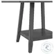 Hester Grey Counter Height Dining Table With Lazy Susan
