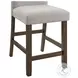 Hester Brown And Grey Counter Height Stool Set Of 2