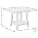 Hester Grey Counter Height Dining Table With Lazy Susan