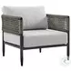 Alegria Black Outdoor 4 Piece Conversation Set