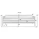 Alegria Light Gray Outdoor 84" Sofa