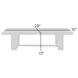 Alegria Black Outdoor Rectangular Cocktail Table