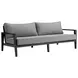 Cayman Dark Gray Outdoor 80" Sofa