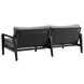 Cayman Dark Gray Outdoor 80" Sofa