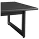 Cayman Black Outdoor Rectangular Cocktail Table