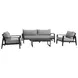 Cayman Dark Gray 80" Outdoor Conversation Set