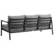 Crown Dark Gray 78" Outdoor Conversation Set