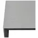 Crown Black and Natural Outdoor Rectangular Glass Top Cocktail Table