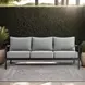 Crown Dark Gray Outdoor 78" Sofa