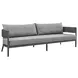 Menorca Dark Gray 94" Outdoor Conversation Set