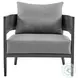Menorca Dark Gray Outdoor 4 Piece Conversation Set