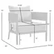 Menorca Dark Gray Upholstered Outdoor Club Chair