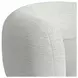 Andalusia White Upholstered Accent Chair