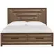 Callisto Bourbon Brown Storage Panel Bedroom Set