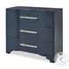 Cora Navy 3 Drawer Chest