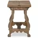 Manning Natural Rectangular Flip Top Side Table