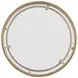 Grand Tour Furniture Gold Round Glass Top Barnet Side Table