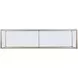 Grand Tour Furniture Gold Rectangular Glass Top Barnet Console Table