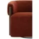 Finley Island Rust Swivel Accent Chair