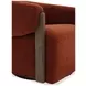 Finley Island Rust Swivel Accent Chair