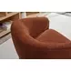 Finley Island Rust Swivel Accent Chair