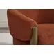Finley Island Rust Swivel Accent Chair