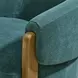 Finley Island Teal Swivel Accent Chair