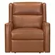 Channing Renaissance Cinnamon Leather Zero Gravity Triple Power Reclining Living Room Set with Nailhead Trim and USB Charging