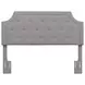 Alta Gray Upholstered Queen Headboard