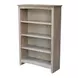 Home Accents Taupe Gray 48" Shaker Bookcase