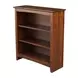 Home Accents Espresso 36" Shaker Bookcase