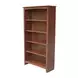 Home Accents Espresso 60" Shaker Bookcase