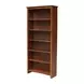 Home Accents Espresso 72" Shaker Bookcase