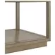 Glaze Quartz Rectangular Glass Top Cocktail Table