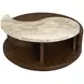 Mcpherson Burnt Umber Round Cocktail Table