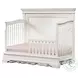 Olivia Brushed White Flat Top Convertible Standard Crib