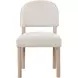 Gabby Light Brown Upholstered Side Chair Set of 2