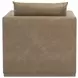 Siena Brown Plinth Base Swivel Club Chair